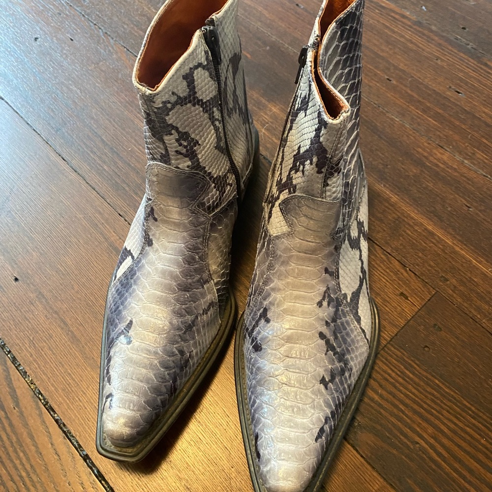 Aldo Faux Snakeskin boots